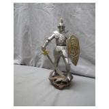 Knight Figurine With Dragon Shield