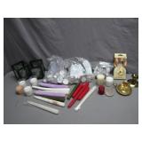 Various Candles and Holders