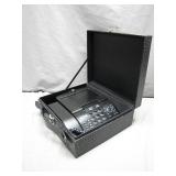 Portable Phone in Crocodile-Pattern Case