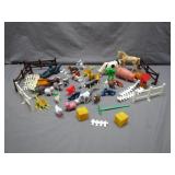 Plastic Farm and Animal Figures