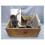 Rustic Tools and Accessories in Crate