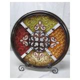 Decorative Multi-Color Metal Wall Plate