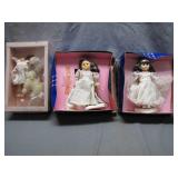 (3) 8-Inch Poseable Ginny Dolls
