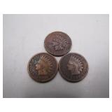 1895 and 1897-98 Indian Head Pennies