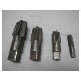 4 Vintage Taper Pipe Taps