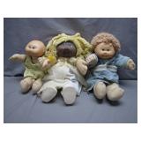 3 Cabbage Patch Kids Dolls