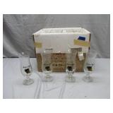 12 Golden Bull Glasses