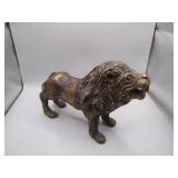 Solid Brass Lion Figurine