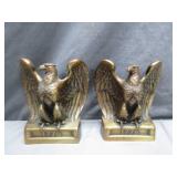 Brass Tone 1776 Eagle Bookends