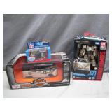 Diecast Bus and Transformers Collectibles