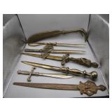 Brass and Metal Letter Openers