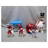 Frosty Snowman Decor Pieces