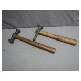 2 Dual-Headed Metalworking Hammers
