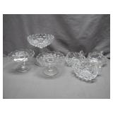 Pressed Glass Compotes and Dishes
