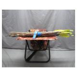 Easton XX75 Arrows and Camo Seat Set
