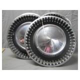 6 Metal Wheel Hubcaps
