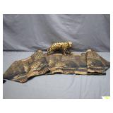 69-Inch Table Runner With Leopard Theme