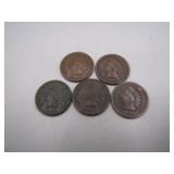 1895-1899 Indian Head Pennies
