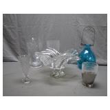 Glass and Blue Accents