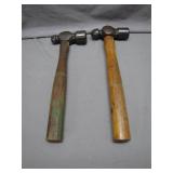 Ball Peen Hammers with Wooden Handles