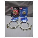 RCA Signal Splitter and Coax Cable Bundle