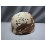 Desert Camouflage Helmet Cover with Liner