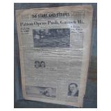 WWII The Stars & Stripes Newspaper, Oct. 9, 1944