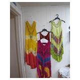 Four Tie-Dye Dresses