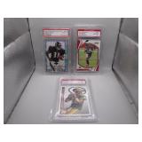 PSA 9 Jamal Lewis Rookie & 2 Gem Mint 10 Cards