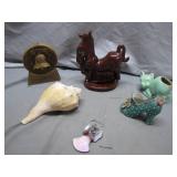 Decorative Figurines and Shell