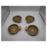 4 Card Suit Themed Ashtrays