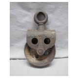 Rustic Iron Pulley by R.E. Mfg. Co.