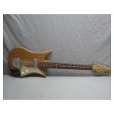 Mid-Century Solid Body Electric Guitar
