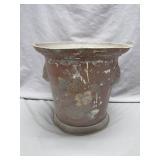 Antique Metal Ice Bucket with Lid