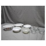 Corelle and Pyrex Assorted Dishware Collection