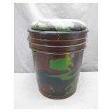 Camouflage Portable Bucket Stool