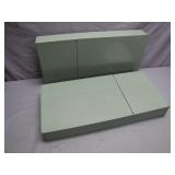 2 Steel Safety Deposit Boxes