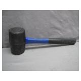 Rubber Mallet with Blue and Black Handle