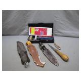 Knives and Sharpening Kit