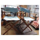 Folding Wooden Directors' Chairs