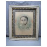 Framed Portrait Of A Young Child