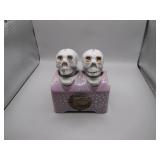 Collectible Japanese Skull S&P Shakers