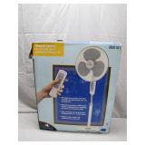 16-Inch Oscillating Pedestal Fan With Remote
