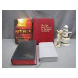 Religious Book and Figurine Collection
