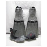 Compro Fins and Avid Booties