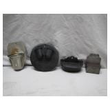 4 Vintage Metal Molds