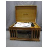 Detrola Wooden Stereo with Turntable