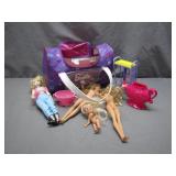 Barbie Tote with Dolls and Accessories
