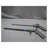 2 Pneumatic Spray Guns with Extensions