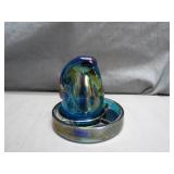 Bottoms Up Shot Glass with Tray in Vibrant Finish